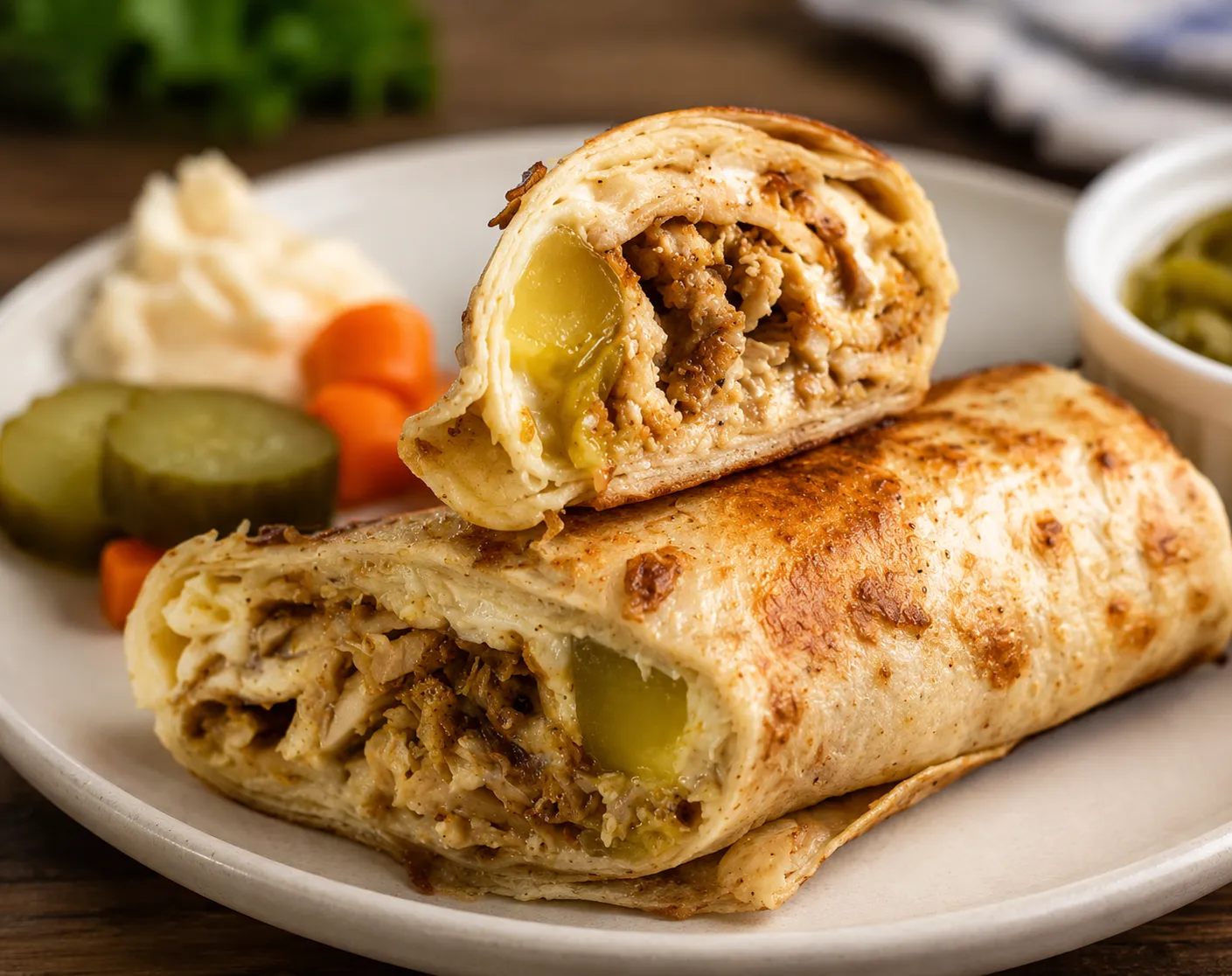 Al-Shami Wrap, Damascus-style shawarma wrap in Calgary