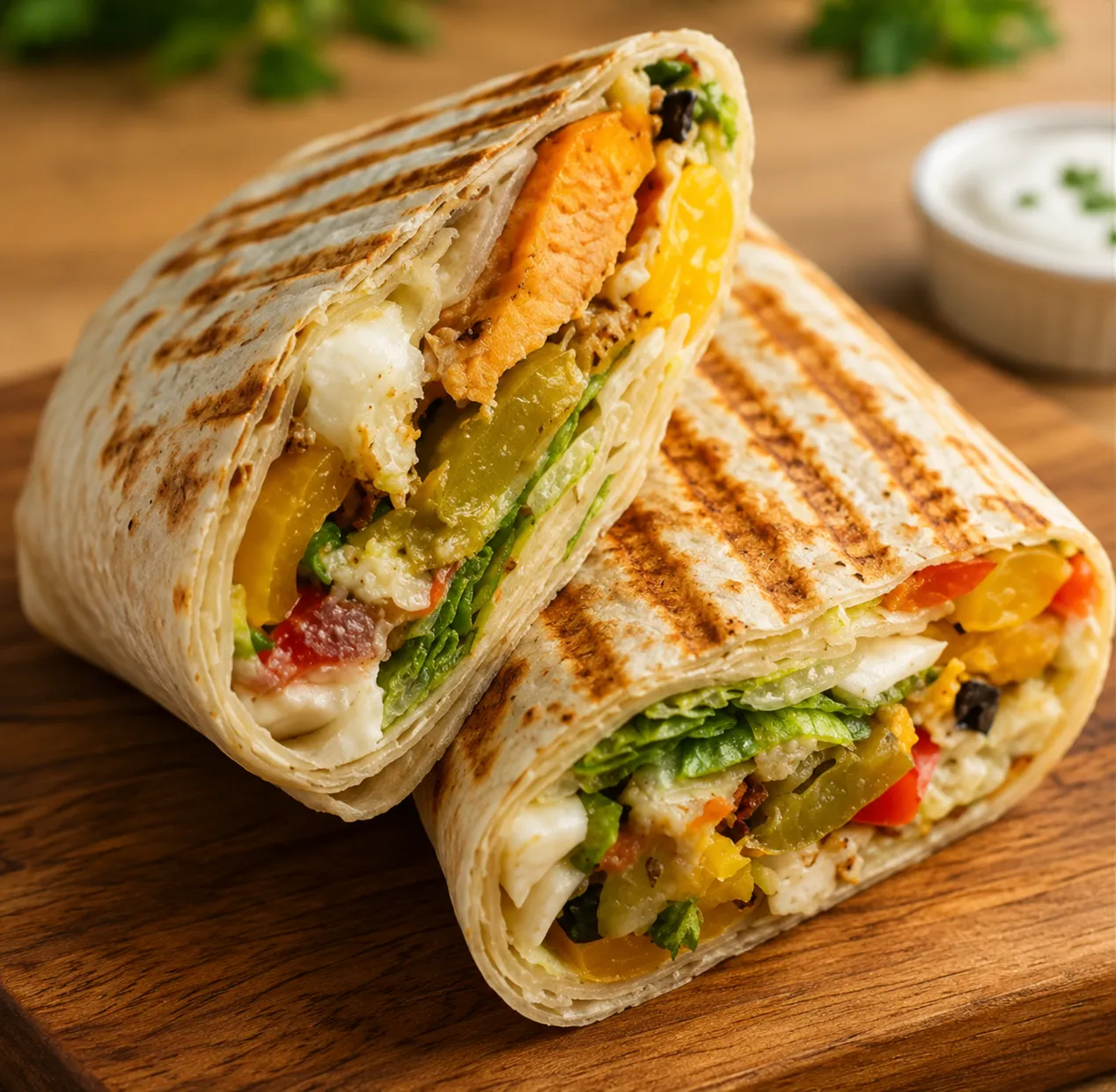 Mix Wrap, chargrilled chicken and donair combination wrap at The Syrian House, delivered near Dover, Calgary